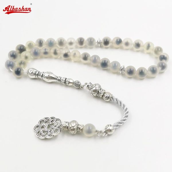 

bangle tasbih new varieties white agate inside black agate muslim prayer bead islamic misbaha accessories turkish jewelry eid gift