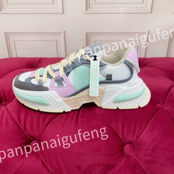 

new luxury classic thick-soled couple shoes men and women fashion sneakers style non-slip sole designers, Black