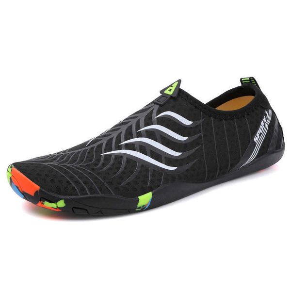 

new water couple summer beach fashion breathable yoga shoes swimming, Black