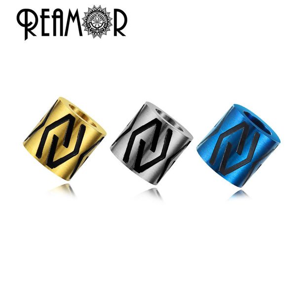 

crystal reamor 5pcs/lot plating metal beads stainless steel big hole colorful round beads for necklace bracelet jewelry making findings