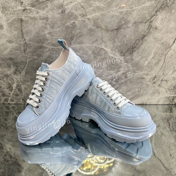 

2023new brand designer platform mens casual shoes leather lace-up sneaker lady flat running trainers letters gym sneaker, Black