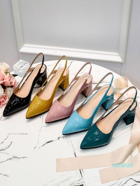 

sandals 2021 arrival summer female bridal thick heel wedding shoes woman fashionsling back girls6446841, Black