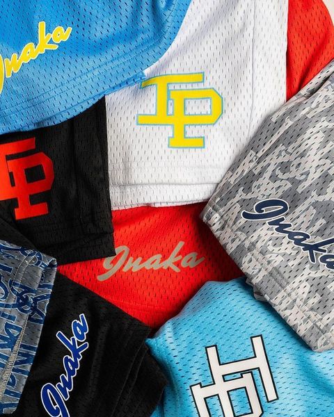 

mens shorts inaka mesh men women classic gym power animal print 230519, White;black