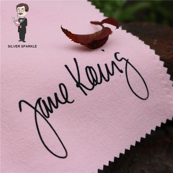 

other customized size printed silver cleaner polishing cloth