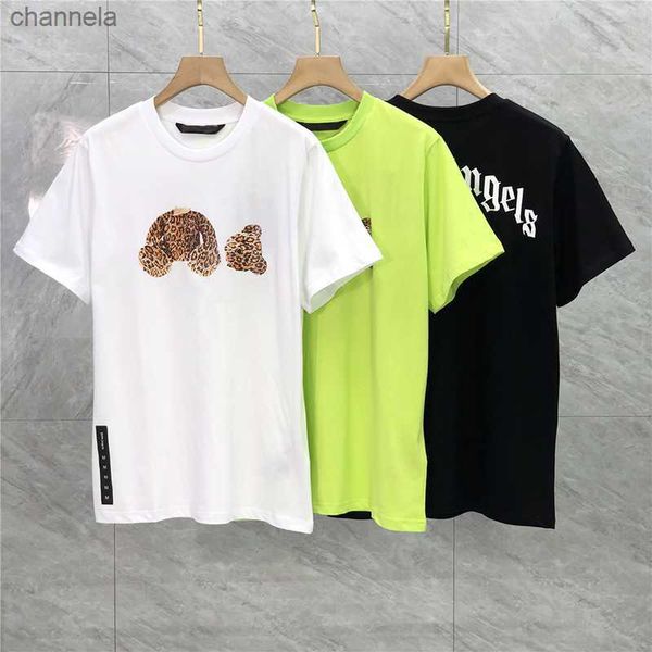 

men's t-shirts designer mens t-shirt palms letter print casual tees angels womens angel t shirt graffiti clothing spray letter short s, White;black