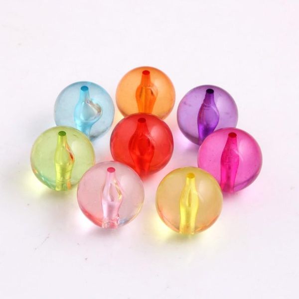

crystal kwoi vita 20mm 100pcs colorful acrylic transparent round beads for kids chunky beaded necklace
