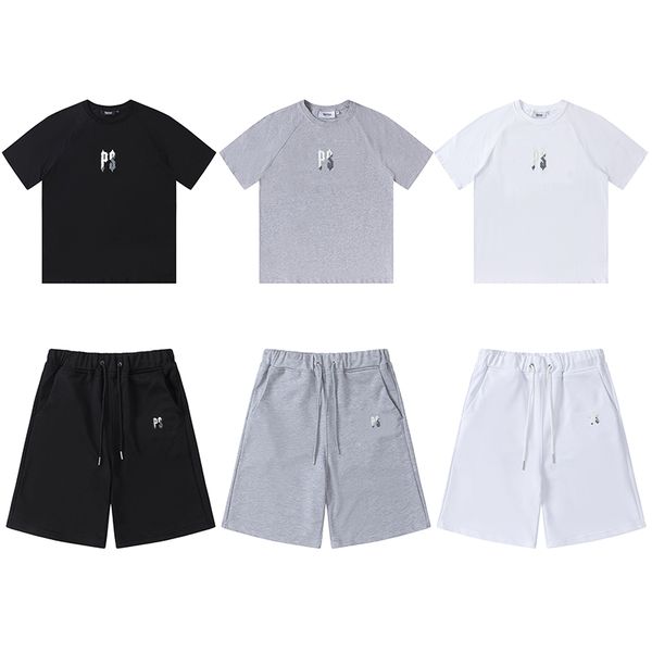 

men's sports suit casual shorts sports short sleeve breathable summer sports wear casual hoodie black suit, Gray