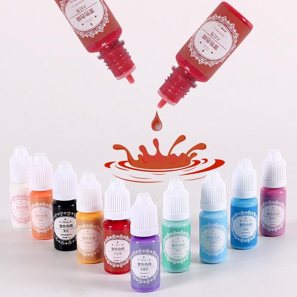 

other epoxy resin pigment kit 10g/15ml liquid colorant dye art ink for resin coloring diy jewelry craft making metallic pigment