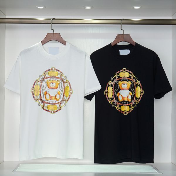 

fashion mens design t-shirt spring summer color sleeves tees vacation short sleeve casual letters printing size m-3xl, White;black