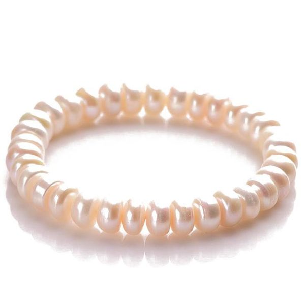 

bangle 4a natural fresh water pearl 9mm crystal bracelets, Black