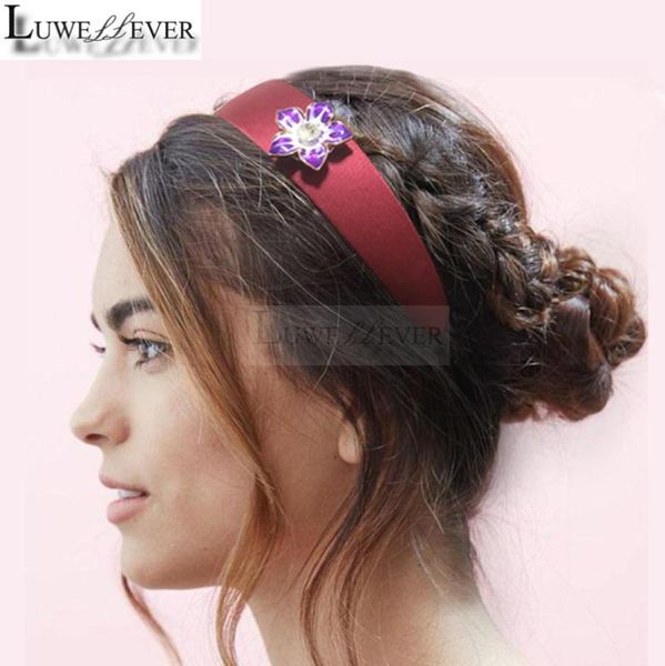 

candy color headband 019 solid color fit 18mm snap button headband acrylic hair accessories for women girls gift9354380, Golden;silver