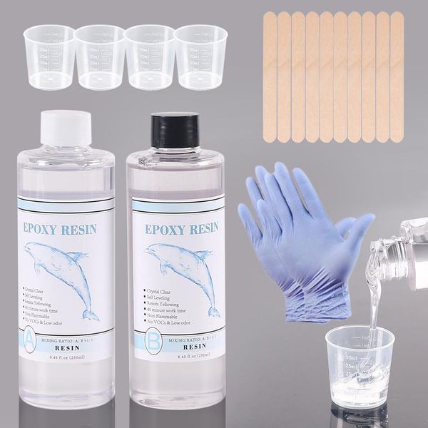 

other clear art epoxy resin kit ab epoxy casting and coating resin kit crystal jewelry resin with bonus measuring cups stick gloves