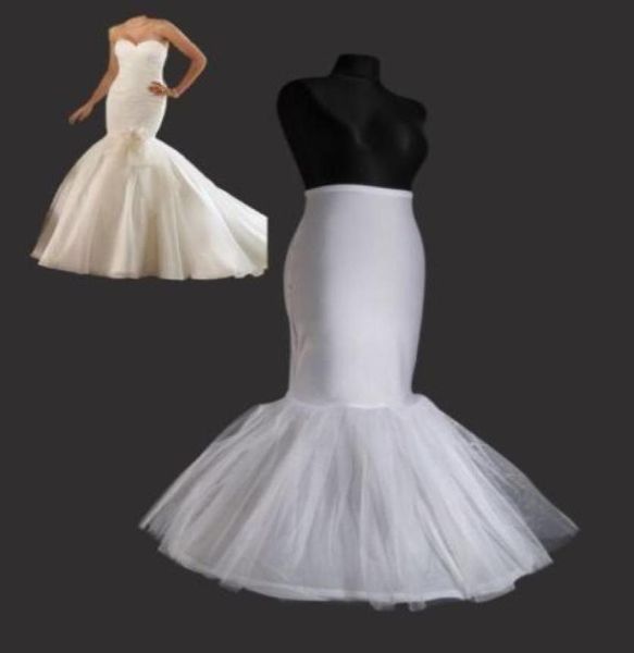 

s mermaid petticoat slip 1 hoop bone elastic mermaid wedding dress crinoline trumpet evening dresses3759682, White