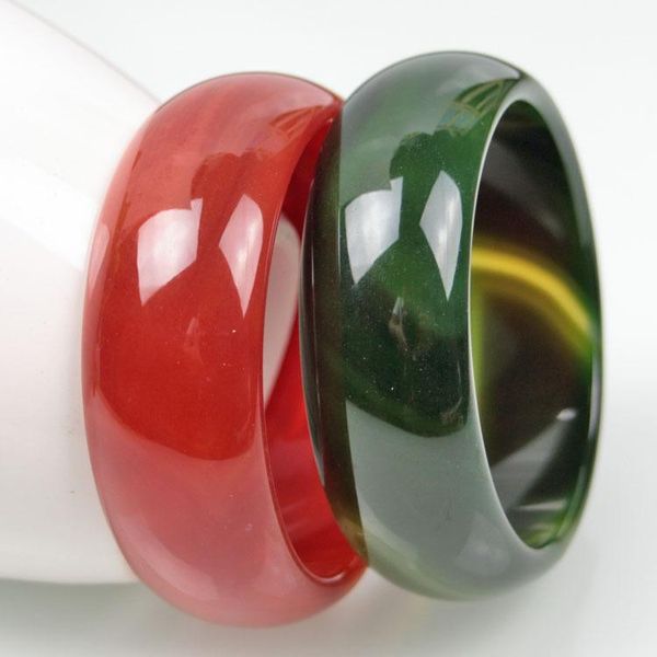

bangle genuine natural jades stone large bangle bracelets for women plus size 68mm real jade bangles fashion male jewelry accessories, Black