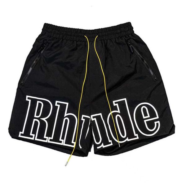 

men's shorts summer designer mens rhude swimming street sports print fashion rh training beach short men elastic 0ess, White;black