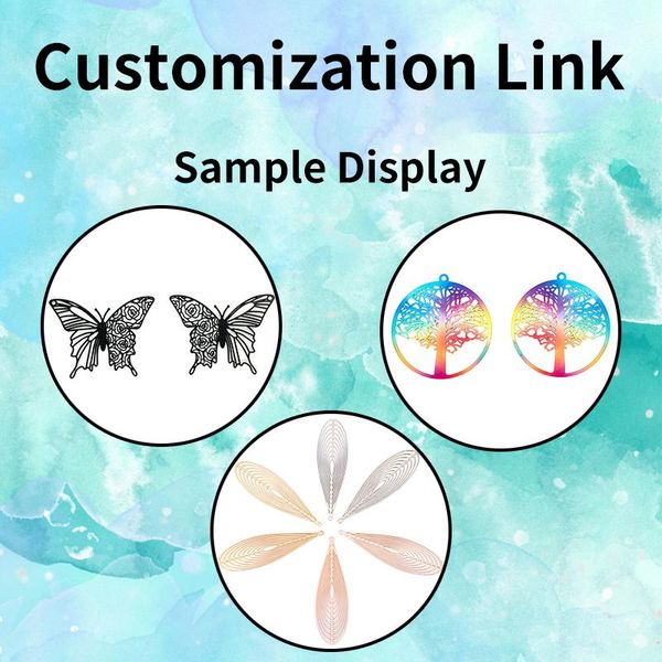 

necklaces customization link make to order filigree charms customization, Silver