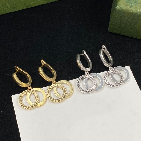 

earrings designer for women vintage copper dangle earrings gold & silver designer earrings letter g earrings gifts for girls, Golden;silver