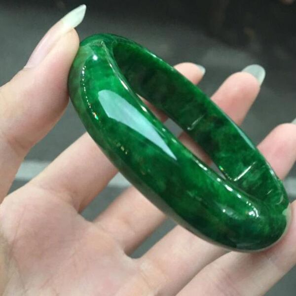 

bangle jade bangle natural myanmar jade bangle jewelry fine jewelry emerald dry jadeite bracelet jewelry, Black