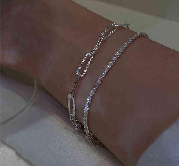 

fashion new 925 sterling silver gypsophila adjustable bracelet bangle sparkling fine jewelry for women wedding gift1154408, Black