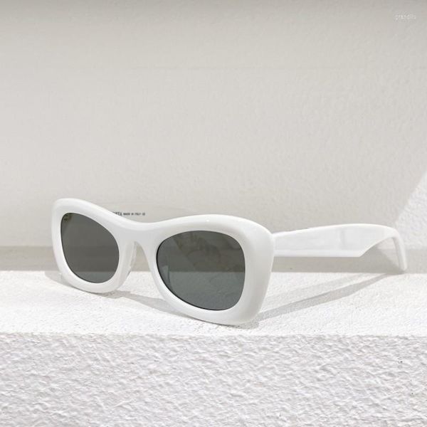 

sunglasses lrregular square fashion women's brand designer vintage optical eyeglasses luxury eyewearq7wf, White;black