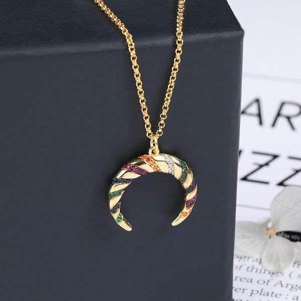

necklaces euro jewelry fashion inlay colorful stone necklace women gold color india necklaces jewelry new collier femme zk30, Silver