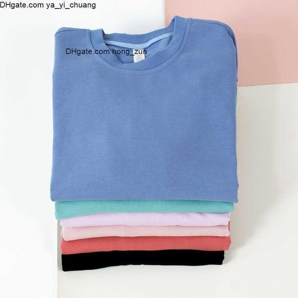 

yoga wear lu-088 perfectly oversized autumn women's yoga sweatshirt sports round neck long sleeve casual loose