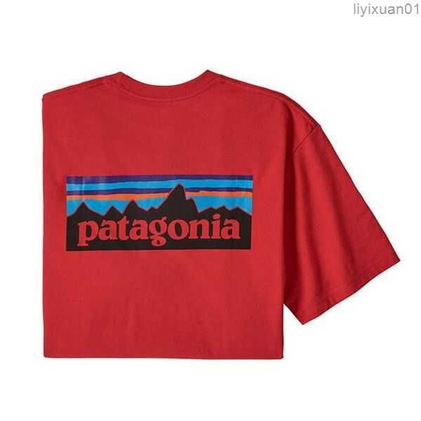 

men t shirt patagonias letter print doodle high street tees men women casual short sleeve tee cotton t-shirt streetwear 12 ft34, White;black