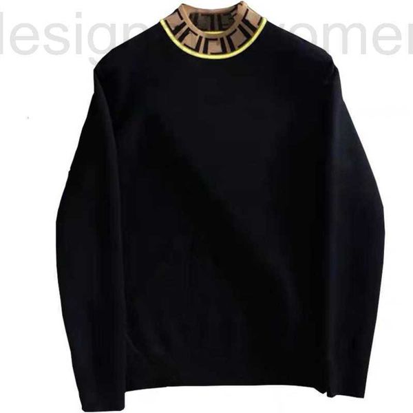 

men's sweaters designer winter wool knitwear sweater designer sweaters men women pullover coat double f letter embroidered hoodie long, White;black