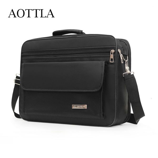 

briefcases aottla men's briefcase handbags 17inch large capacity men business bag casual men shoulder bag brand good quality messenger