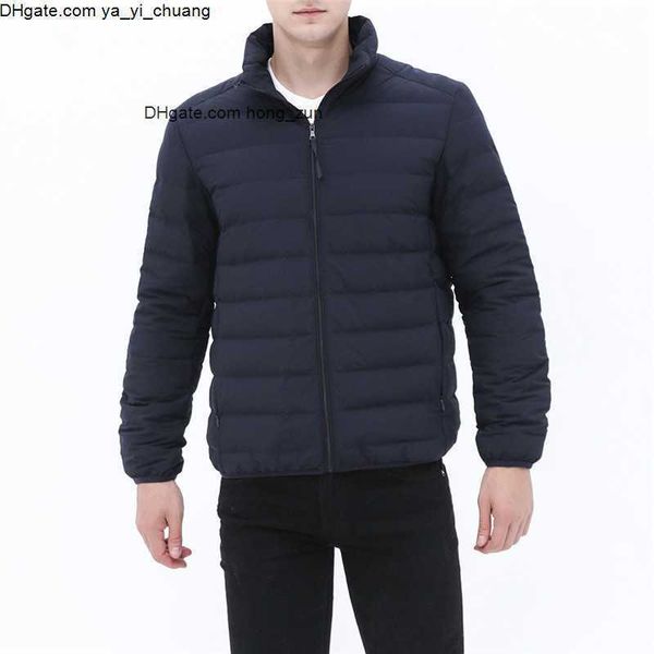 

men's yoga ll short thin down jacket outfit solid color puffer coat sports winter outwear 4 colors s-3xl