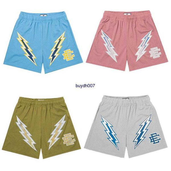 

men's and women's shorts fashion beach sweatpants west coast brand eric emanuel ee basic short new york city skyline summer casual, White;black