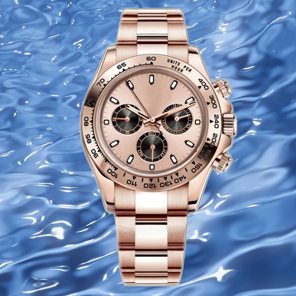 

aaa woman mens watch montre 2813 movement 904l stainless quartz steel sapphire glass 40mm waterproof with box folding buckle roman numerals, Slivery;brown