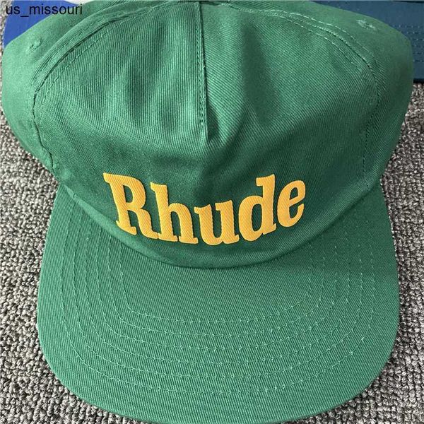 

ball caps embroidery rhude baseball cap men women rhude sun hat sunscreen outdoor adjustable qy13 j0520, Blue;gray