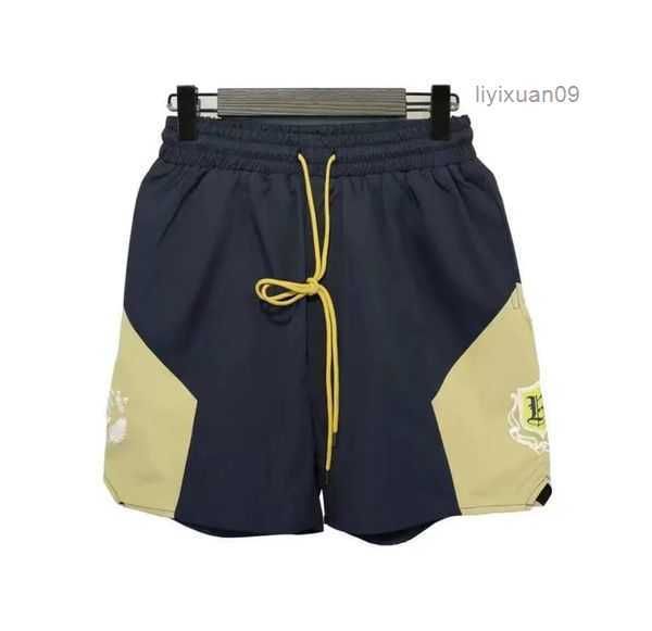 

designer shorts rhude summer fashion beach pants men street wear red blue black purple mens short 5 ipb0, White;black