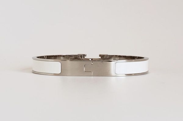 

silver letter bracelets enamel bangle luxury brand bracelet fashion couple bracelets designer jewelry valentine0397814174, Black