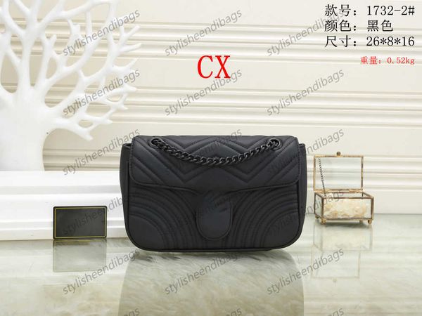 

stylisheendibags shoulder bag totes purse handbag message bags cluth brand classic crossbody pu leather wallet fashion luggage #1732 chain 2