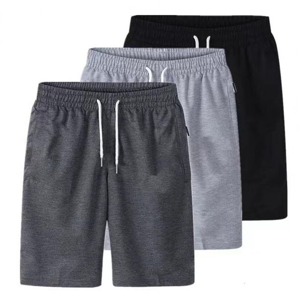 

mens shorts cargo elastic waist thin loose pockets outwear keep cooling drawstring solid color summer men clothes 230519, White;black