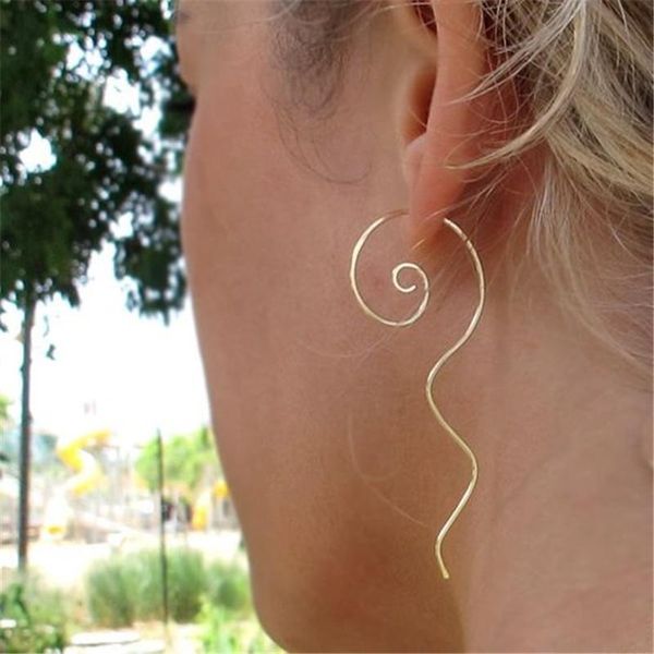 

knot circle earrings handmade jewelry gold filled /925 silver vintage brincos minimalist jewelry earrings for women oorbellen