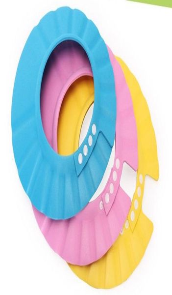 

fashion shampoo shield hat baby child kid shampoo bath shower wash hair shield hat cap7496453