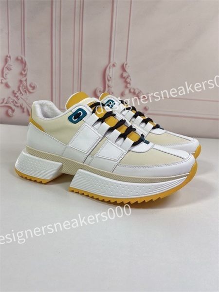 

2023 designer casual shoes print trainer mens vintage trainers sneakers women fashion shoe lace-up platform sneaker, Black