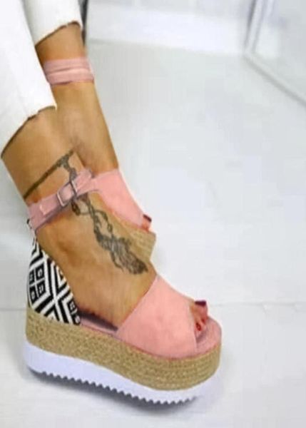 

new women sandals roman shoes plus size shoes for women platform wedges sandals summer flip flop chaussures 07097850111, Black