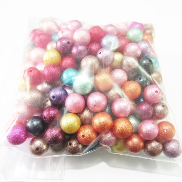 

crystal wholesale 16mm 220pcs/bag acrylic wrinkle pearl beads for fashion chunky jewerly design
