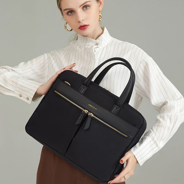 

briefcases women lapbriefcase computer bag business document organizer ipad tote ladies handbag messenger purse strap pouch accessories 2305