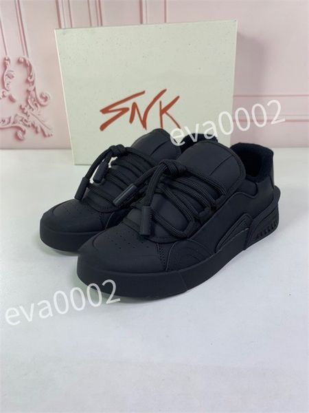 

new luxurys designer men's causal shoes fashion woman leather lace up platform sole sneakers white black mens womens