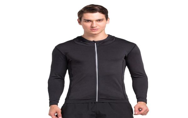

autumn and winter outdoor sports men longsleeved cardigan fast dry tight compression sports training clothess4029225