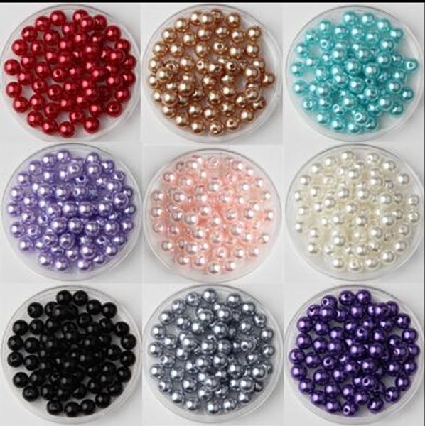 

crystal 6mm 5000pcs 26 colors abs imitation pearls beads making jewelry diy beads jewelry handmade necklace