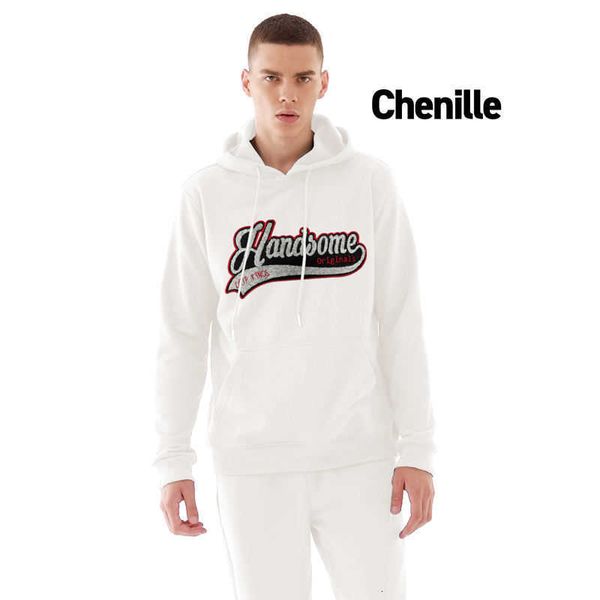 

2023 men's hoodie long sleeve rhude high-quality tess designer casual fashion custom oversized sweatshirts pullover blank plain hoodies, Black