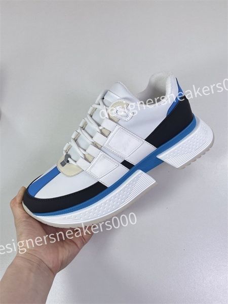 

luxury designer casual shoes print trainer mens vintage trainers sneakers women fashion shoe lace-up platform sneaker, Black