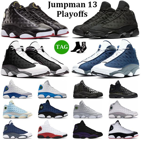 

ale men women playoffs 13 basketball shoes jumpman 13s university blue black flint black cat hyper royal chicago mens trainers outdoor sneak