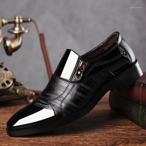 

fashion business dress men shoes new classic leather men039s suits shoes fashion slip on dress men oxfords 567y16686217, Black